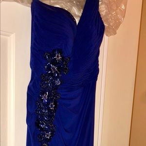 Blue/purple prom dress